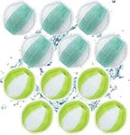 12 PCS Laundry Balls, Reusable Pet Hair Remover for Washing Machines, Anti-Tangle Laundry Balls, Hair Remover Ball for Fabrics, Animal Fur Dissolver, Lint Catcher for Clothes Bedding