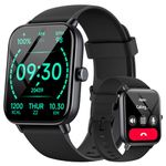 Smart Watch for Men(Answer/Make Call), Alexa Built-in 1.8" HD Mens Smartwatch with Heart Rate/SpO2/Sleep Monitor, 110+ Sports, IP68 Waterproof Step Counter Fitness Trackers for iPhone/Samsung/Android