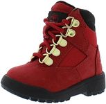 Timberland 6" Fabric/Leather Field Boot (Toddler/Little Kid) Dark Red Nubuck 9 Toddler M