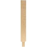 Jackson Woodturners Oak Plain Square Pegged Newel Post 90mm