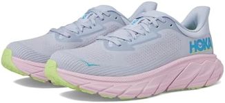 HOKA ONE ONE Women's Arahi 7 Sneaker, Gull/Pink Twilight, 10 UK Wide