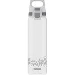 SIGG Total Clear ONE MyPlanet Water Bottle (0.75 L), Leak-proof and BPA Free Water Bottle, Unbreakable Sports Flask Made of Tritan with Fruit Filter, Anthracite