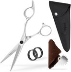 Fagaci Professional Hair Scissors 6” Extremely Sharp Blades, Fine Cutting Blades, Hair Cutting Scissors Professional, Hair Shears, Barber Scissors Set for Men and Women, Haircut Scissors Hair Kit