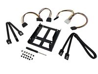 Micro Connectors 2.5” SSD/Hard Drive Installation Kit with SATA Data and Power Cables (L02-35252-KIT)