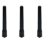 BVMAG UHF 400-470 MHz Stubby Antenna Short Antenna for Motorola A8 Mag One BPR40 Walkie Talkie Two Way Radio 3Pack