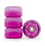 Rio Roller Light Up Wheels, Unisex Adult, unisex-adult, RIO535_S_Rosa (Frost), Pink (Frosted), Small