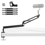 TONOR Microphone Boom Arm, Premium Low Profile Mic Arm Mic Stand for Gaming Podcasting Streaming Recording, Fully Adjustable 360° Rotatable 90° Foldable for HyperX Blue Yeti Shure Rode Razer T20LP