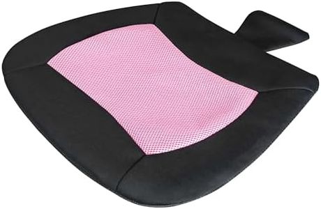 Walser 27027 Sitzkissen Cool Touch schwarz - pink, Sitzkissen kühlend, Autositzkissen, Sitzpolster