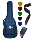 Mexa Acoustic Guitar Bag Compatible with All 38; 39; 40; 41; 42 Inches Guitar - Fender; Yamaha; Cort; Ibanez; Xtag; Ashton; Kadence; Vault; Havana; Tanglewood; & Other Brands