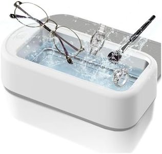 Ronluuu Ultrasonic Jewelry Cleaner, 48KHz Ultrasonic Cleaner Machine for Jewelry, Eyeglasses, Rings, Watch Strap, Dentures- Three types Cleaning Modes, 304 Stainless Steel Tank (ultrasonic cleaner)