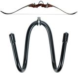 Kesywale Bow Hanger Display Flexible Archery Rack Bow Wall Mount Holder Wall Hook Stand for Your Bow, Rubber Protection and No Scratches