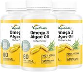 Vegan Omega 3 Algae Oil : 400mg DHA