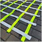 Kids Ninja Climbing Net,Climbing Cargo Net Playground Ladder Kids Swing Set Obstacle Course Outdoor Backyard Swingset Polyester Rope Ladder Jungle Gym Net,Treehouse Protection Heavy Duty