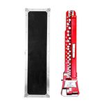 The Kamlesh® Indian Banjo (Bulbul Tarang) Electric Benjo with Protective Box, Strings, Picks, Jack Cable, Tuning Guide & Lifetime Support - 29 Keys, Red