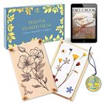 Berstuk Wooden Flower Press for Adults and Teens - Includes Expert Video Tutorials - Large Flower Press Kit 27.5 x 17.5cm - Gift-Ready Packaging Ideal for Arts and Crafts Lovers