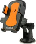 Armor All Phone Mount for Cars, 3-in-1 Phone Holder, Suction Dashboard, Windshield, & Vent Mount, 360° Rotation, Fits iPhone Max, Android, and All Smartphones, 3.5” inch Grip, Quick Release Button