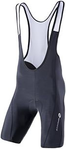 sponeed Bicycle Men Bibs Pants Biker Bib Shorts Pro Racing Riding Underwear Uniform US L White-Black