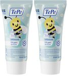 TePe Daily Baby Toothpaste, unflavoured, 0-2 Years, Gentle Everyday Fluoride Toothpaste for Babies to Prevent Cavities, Age-Appropriate Fluoride Level (Pack of 2)
