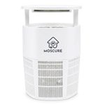 Moscure IPI Indoor Mosquito Trap | MLID Technology | 400 Sq Ft Coverage | Odor-Free, Chemical-Free Insect Trap | 1.5W Low Power | 280g Lightweight & Compact | Safe for Kids & Pets