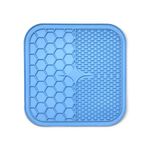 Petface Silicone Pet Treat Mat, Blue (Pack of 2)