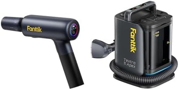 Fanttik NB10 Flip Foldable Washer Gun, Portable Cordless Washer Sprayer & Textra 11 Apex Cordless Carpet and Upholstery Cleaner