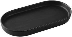 Eyrozia Matte Black Round Soap Disp