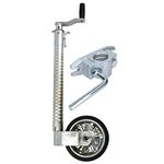 AB Tools 48mm Ribbed Jockey Wheel for Trailer with Cast Clamp 48mm_RIB_TR021