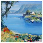 Coasts No.1 Greeting Cards | Scottish Note-Greeting Cards by Trossachs Studio | Artist Greeting Cards | Pack of 5 Note cards with envelopes | Delight your friends with these unique cards…