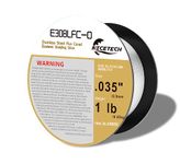 Gasless Flux Cored Welding Wire, Stainless Steel, E308LFC-O. 035-Diameter, 1 Pound Spool, Silver, Package of 1