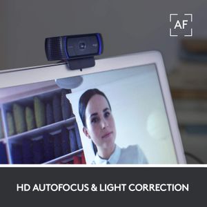 Logitech C920 HD Pro Webcam – Full HD 1080p Video Calling