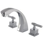 Kingston Brass KS4361QL Fortress Roman Tub Filler, Polished Chrome