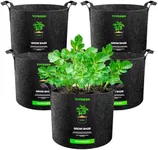 VIVOSUN 5-Pack 5 Gallon Grow Bags H