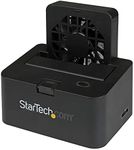 StarTech.com Hot-Swap Hard Drive Docking Station for 2.5"/3.5" SATA III Hard Drives - External eSATA/USB 3.0 Hard Drive Dock w/ UASP (SDOCKU33EF) , Black