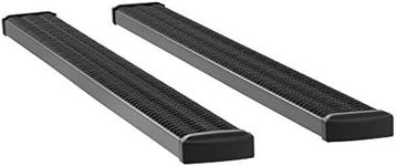 LUVERNE 415088-401445 Grip Step Black Aluminum 88-Inch Truck Running Boards, Select Chevrolet Silverado, GMC Sierra 1500, 2500, 3500 HD Crew Cab