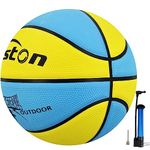 Senston Kids Basketball Size 5 Rubber Basket Ball Indoor/Outdoor Street Basketball for Children