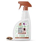 Carpet Beetle Killer Spray, 500ml - Polymer - Fast-Acting & Long-Lasting Formula for Home and Office, Effective Against All Beetle Stages, Easy to Use, Non-Staining & Low Odour