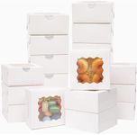 Bakepacker 60pcs White Bakery Boxes