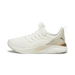 PUMA Women's SOFTRIDE Sophia 2 WN's Road Running Shoe, Warm White-Desert DUST-Haute Coffee, 8.5 UK