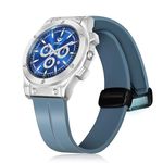 LORENZ Blue Date Dial Analog Watch with Blue Magnetic Lock Strap | Watch for Men | MK-4086R