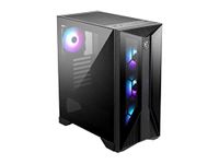 MSI MPG GUNGNIR 120R Premium Mid-Tower PC Gaming Case – Tempered Glass Side Panel – 4X ARGB 120mm Fan – Liquid Cooling Support up to 360mm Radiator