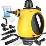 STEAMIFY Pressurized Handheld Steam Cleaner with 10pcs Accessories & Safety Lock, Multi-Purpose & Powerful Home Use Steamer for Cleaning, Car, Bathroom, Shower, Upholstery, Grout, Window, Grime,Grease