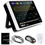 YEAPOOK Handheld Digital Tablet Oscilloscope Portable Storage Oscilloscope Kit with 2 Channels, 100Mhz Bandwidth, 1GSa/s Sampling Rate 7" TFT LCD Touch Screen (ADS1013D Pro EU)