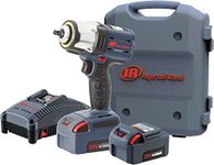 Ingersoll Rand 3/8 Inch 20V Cordless Impact Wrench W5133-K22B-EU, 2x BL2022 Li-Ion Batteries 2.5A and 5.0 Ah and Charger Kit in 1 Carrying Case