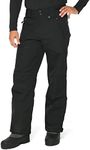 Arctix Men's Mountain Insulated Ski Pants, Black, Medium/32" , 2500