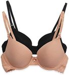 Aubrie Seamless Memory Foam Contour Convertible Bra 2-Pack