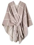 Moss Rose Women's Shawl Wrap Poncho Ruana Cape Open Front Cardigan for Spring Fall