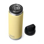 YETI Rambler 26 oz Bottle, Vacuum Insulated, Stainless Steel with Chug Cap, Daybreak Yellow