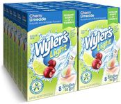 Wyler's Light Cherry Limeade Singles To Go Drink Mix Cherry Limeade, 8 Count (Pack of 12)