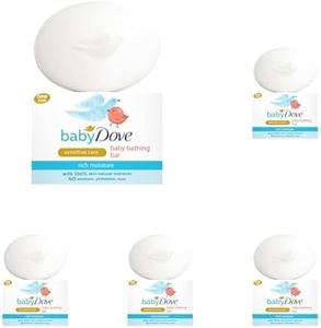 Baby Dove Rich Moisture Bathing Bar, 75g (Pack of 5)