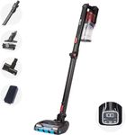 Shark cordless stick vacuum cleaner, DuoClean, anti hair wrap technology, motorized pet attachment, multi-surface and 20 cm crevice nozzle, 60 minutes battery life, black/red